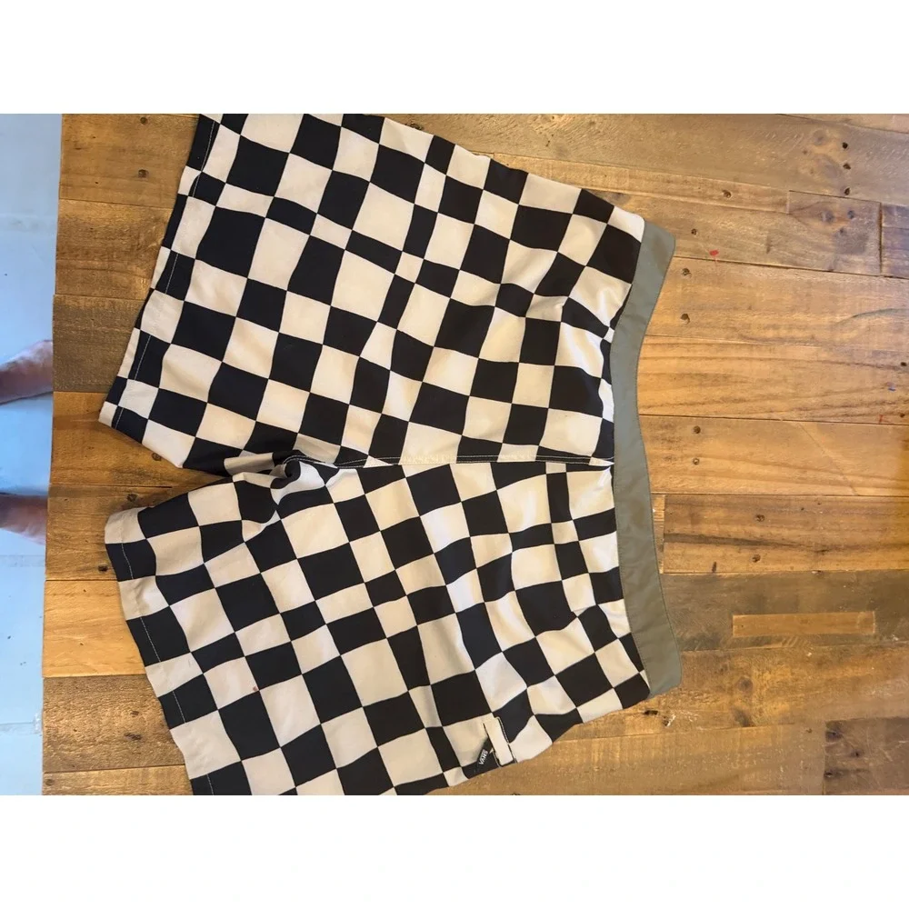 Vans Checkered Surf & Street Bundle Boardshorts + Classic Vans Like new M12 M38